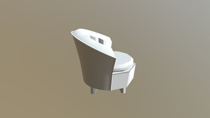 單人沙發座019 3D Model
