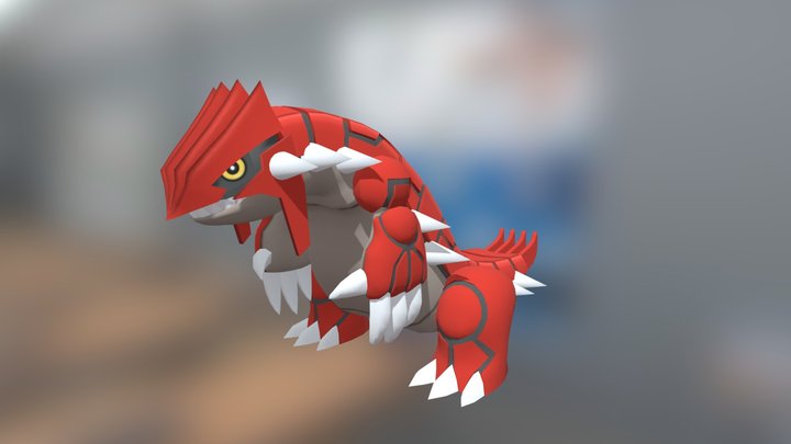 GROUDON 3D Model