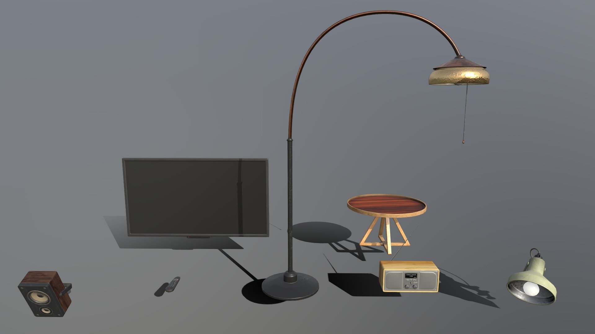 Living Room Props - Download Free 3D model by Nicolai Kilstrup ...