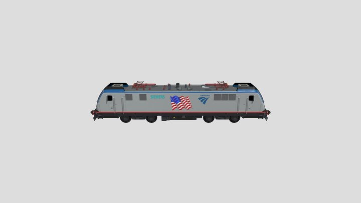 Amtrak_ Cities_ Sprinter 3D Model