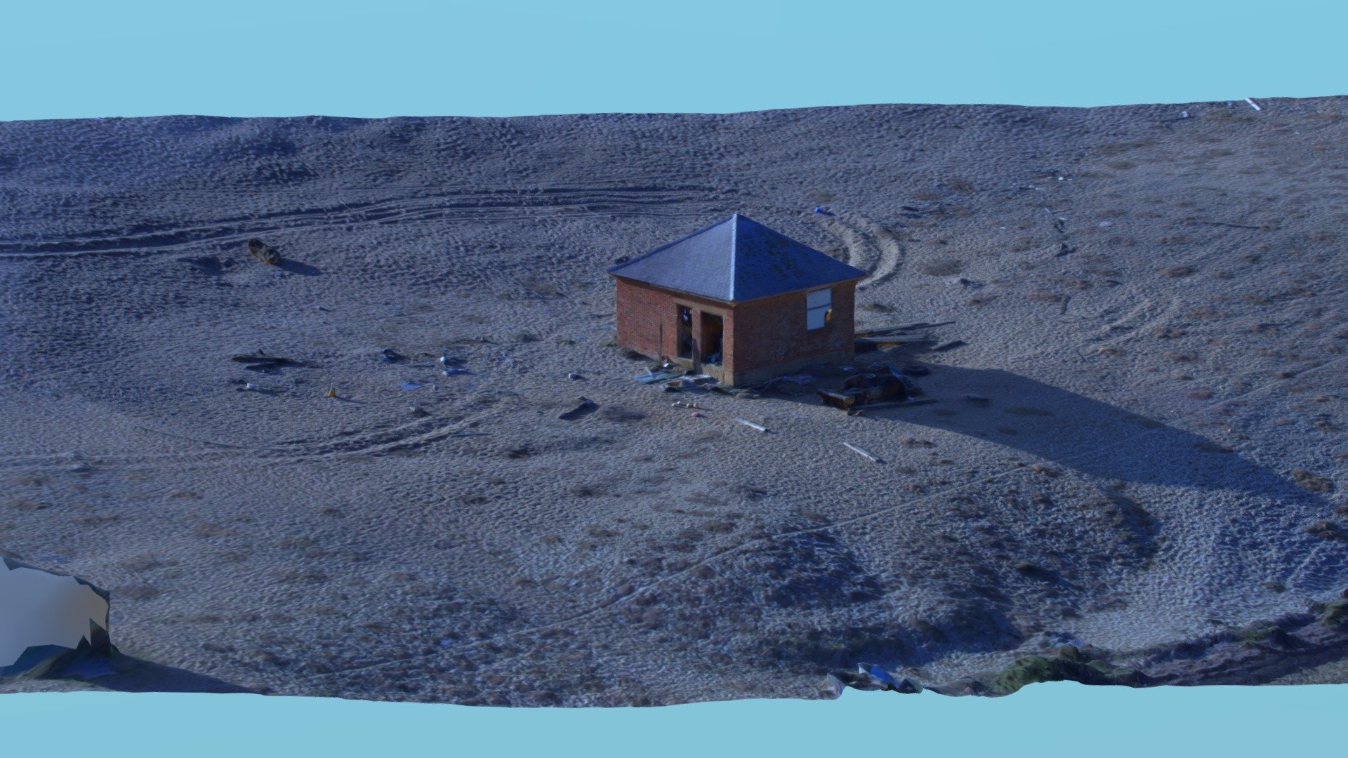 Old Fishermans Hut , Chesil Beach Buy Royalty Free 3D model by EagleVista [ceeb713