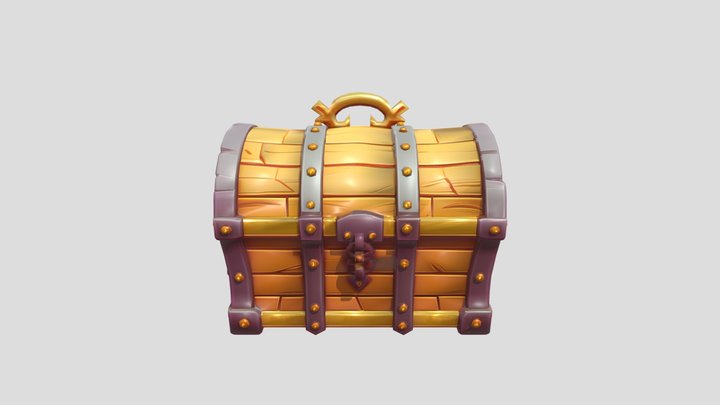 Treasure Chest – Game Ready 3D Model