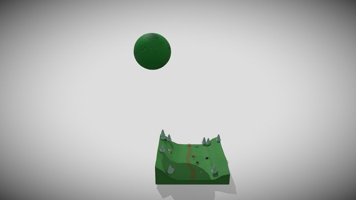 Slime World 3D Model