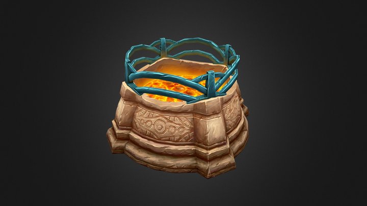 Brazier Set Example 3D Model