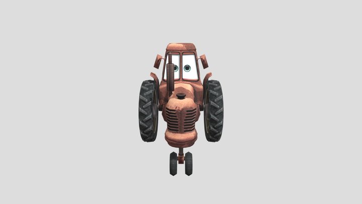 Wii - Cars Mater-National Championship - Tractor 3D Model