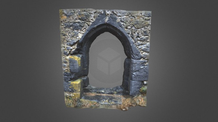 Barrow Round Tower Entrance 3D Model