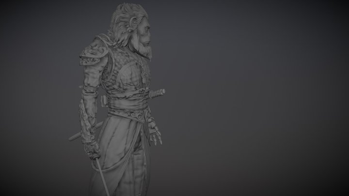 Rey Mono Sun Wukong Journey the west 3D Model