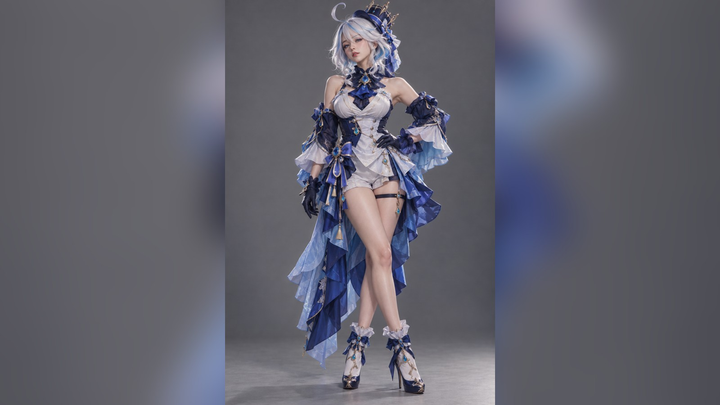 Furina (Genshin Impact) Realistic 3D Model