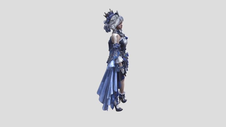 Furina (Genshin Impact) Realistic 3D Model