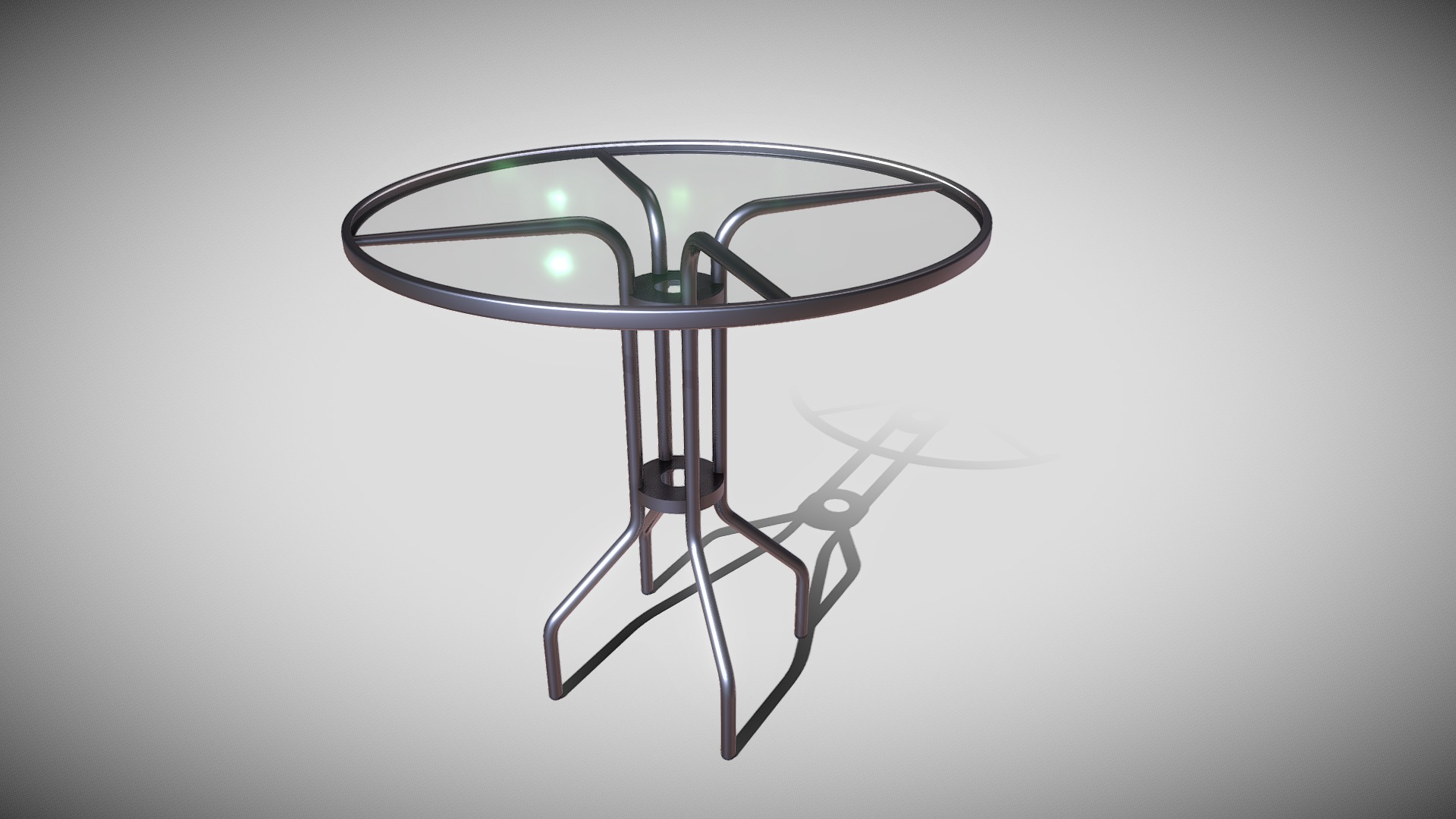 3D model Bistro-table - This is a 3D model of the Bistro-table. The 3D model is about a pair of glasses.