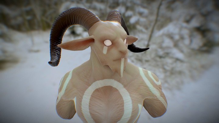 Satyre Sulpture 3D Model