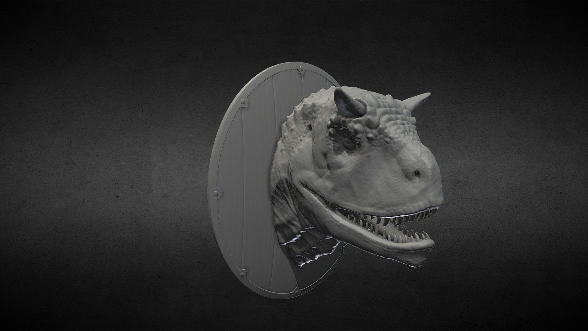 Dragon head hunting trophies. 3D Printable