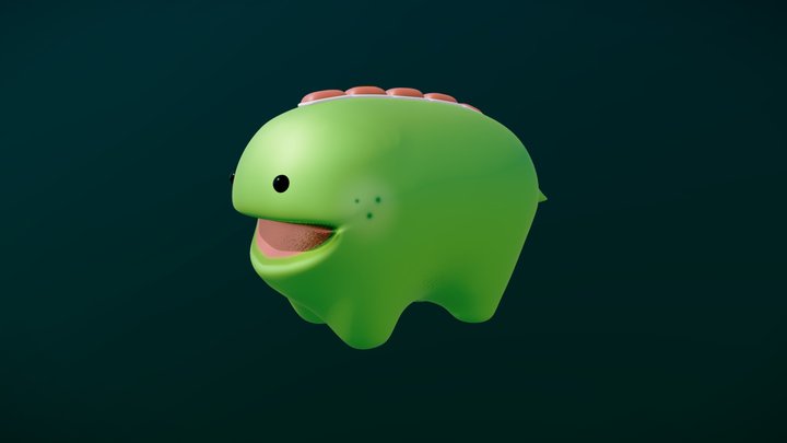 Stegg the Dinosaur 3D Model