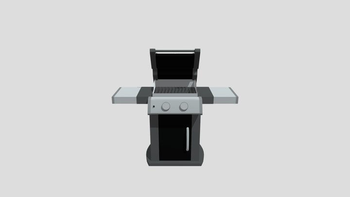Propane Grill 3D Model
