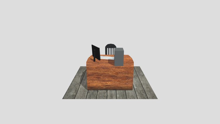 Workstation 3D Model