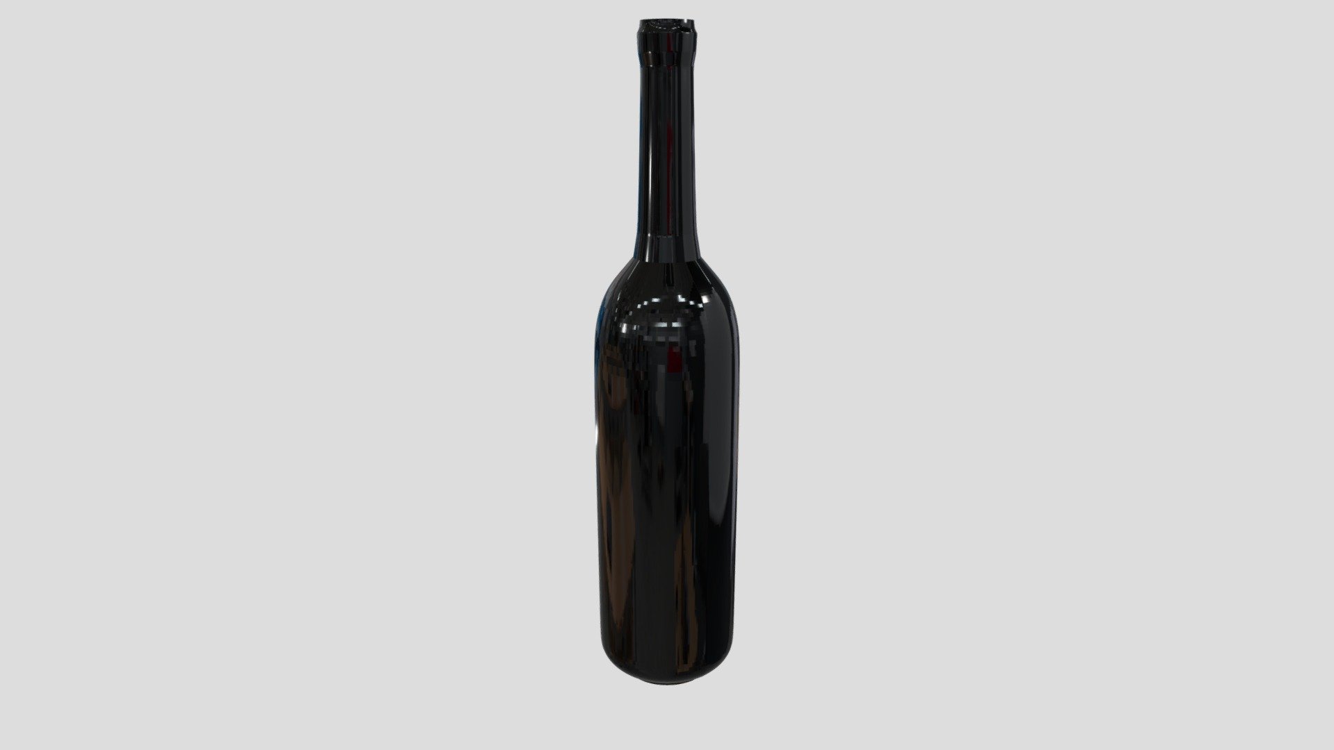 Black Wine Bottle