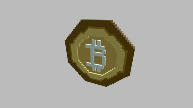 Bitcoin 3D Model