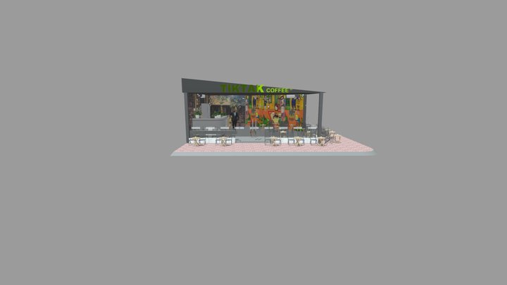 TIKTAK Coffee 3D Model
