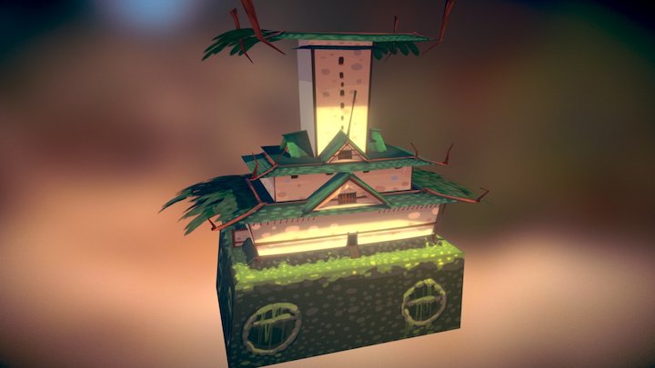 The Quiet Castle of Khaike 3D Model