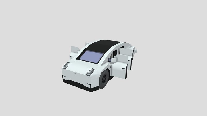 Tesla Model 3 - Long Range 3D Model