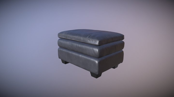 Gleason Chair Ottoman 3D Model
