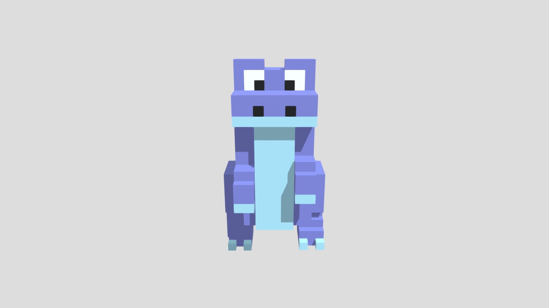 Hatch Blue Dino Left Leg Up