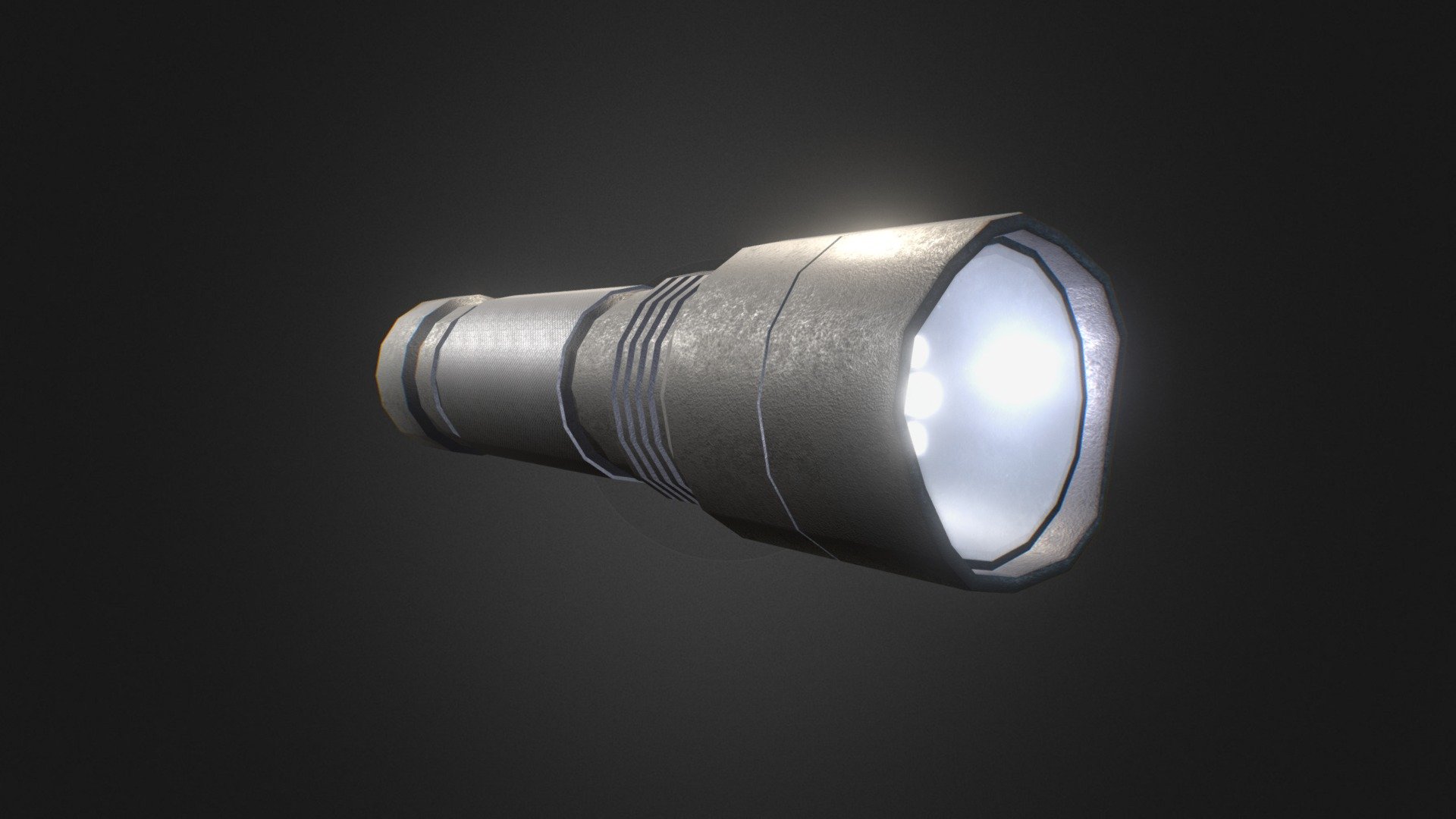 Old Flashlight 2.0 Download Free 3D model by Blender3D [cef481b