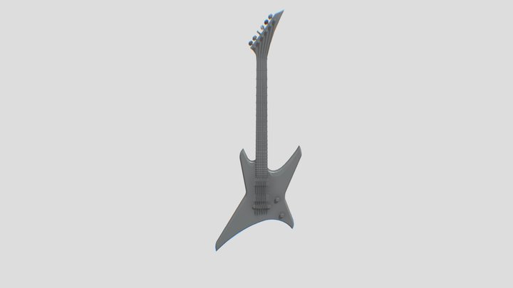 Guitarra 3D Model