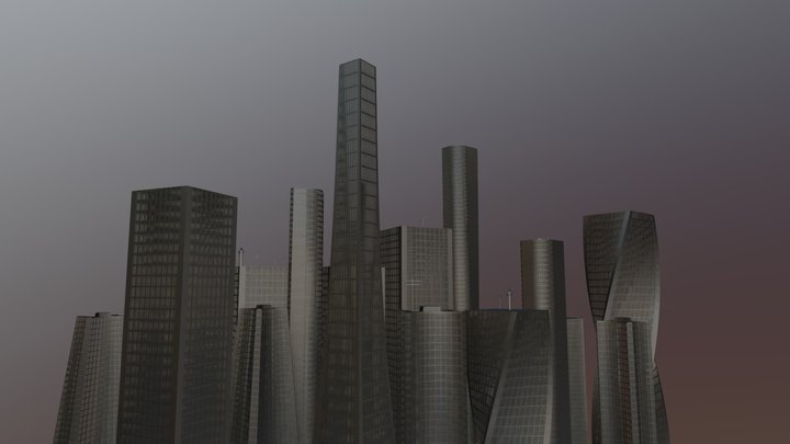 skyscrapers 3D models 3D Model