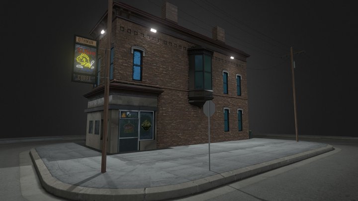 Old Street Store 3D Model