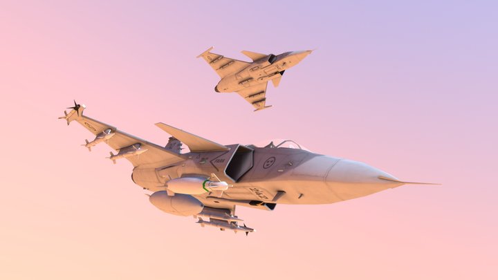 JAS 39 Gripen - #2 (2011) 3D Model