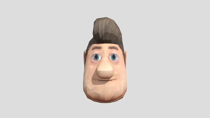 Mayor Icon Head 3D Model
