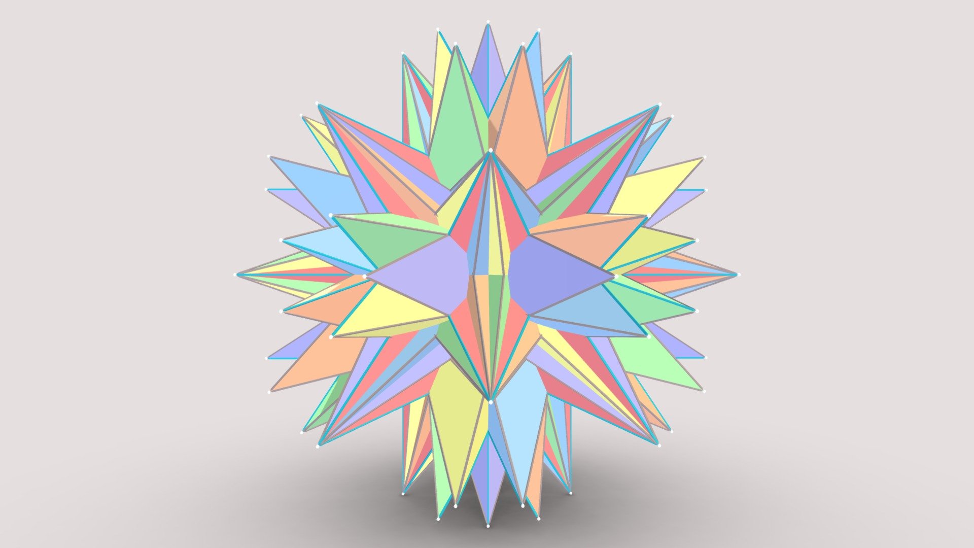 6- Icosahedra- Stellated