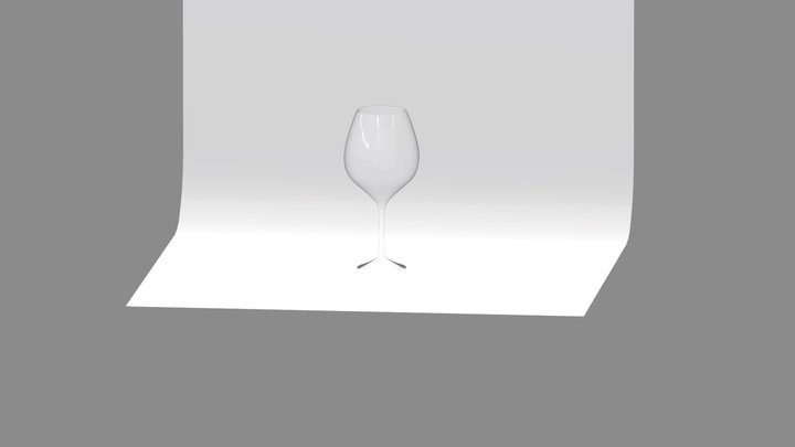 Glass Goblet 3D Model