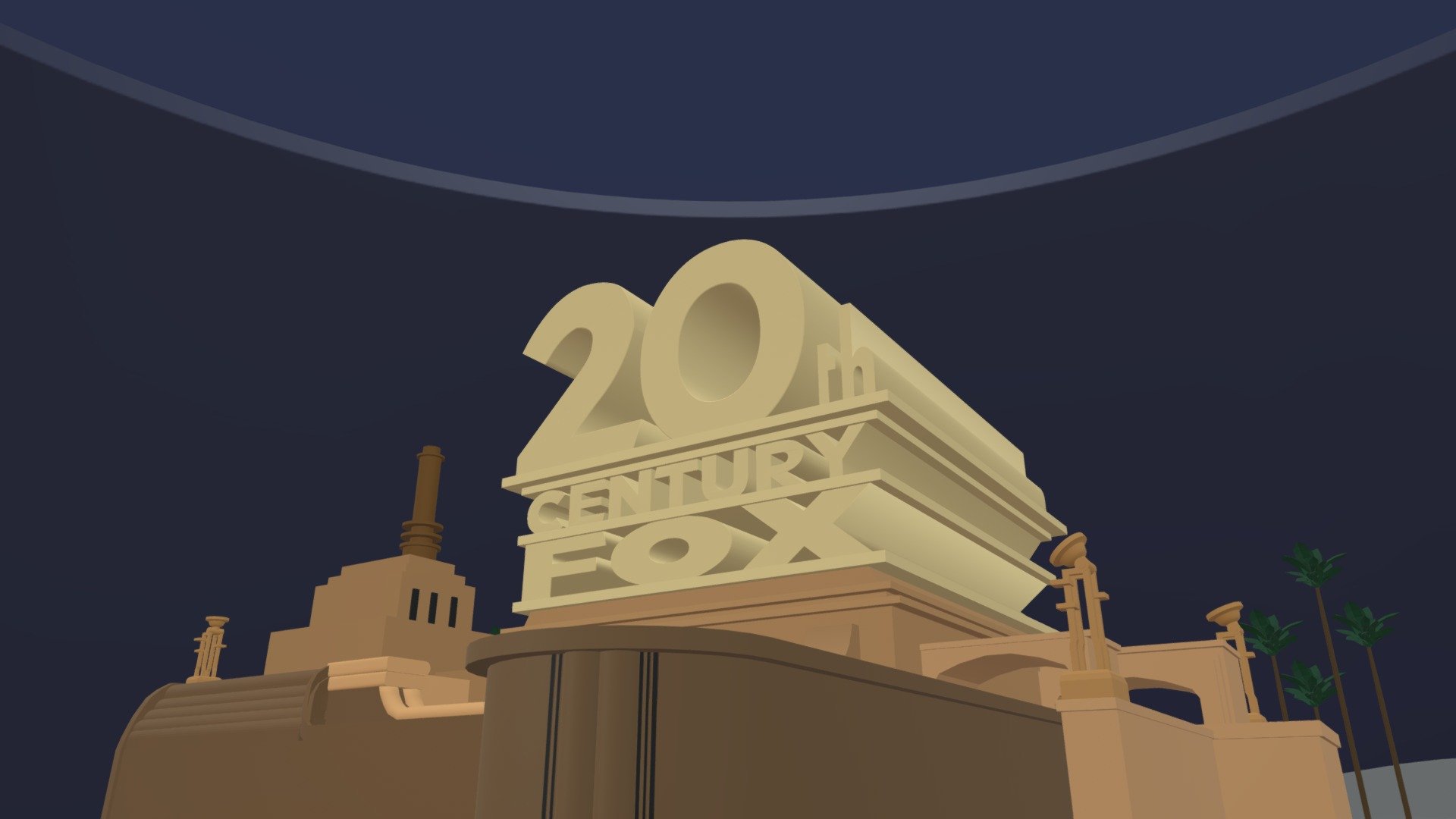 My Own Version Of The 20th Century Fox Logo - Download Free 3D model by