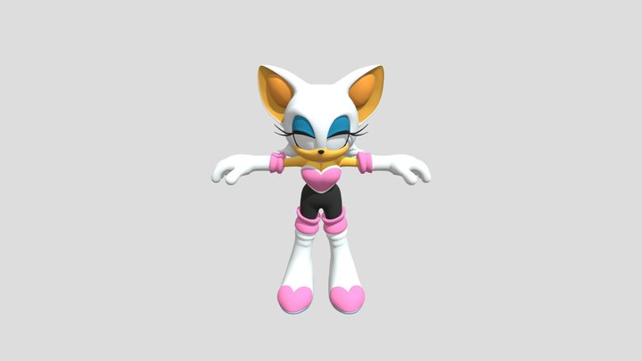 JCThornton - Rouge The Bat 3D Model