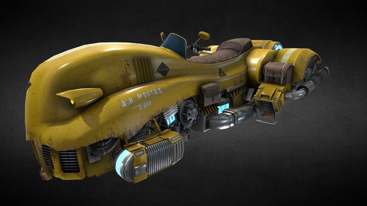 Speed Racer AIR POSTAL 3D Model