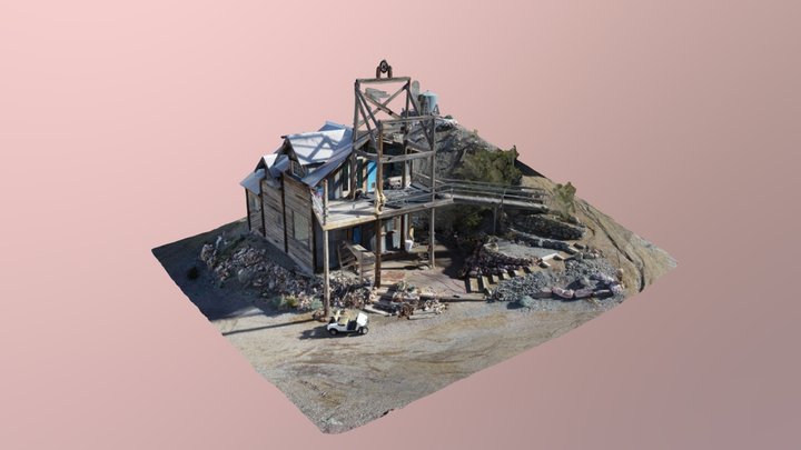 Nelson Ghost Town - House 3D Model