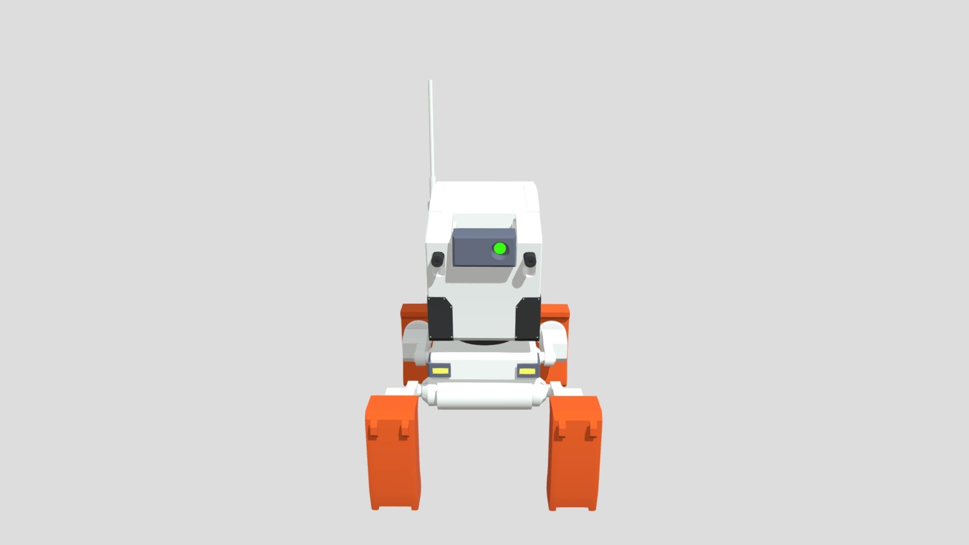 Tiny MechBot K-A1000 Low poly, Robot - Download Free 3D model by ...