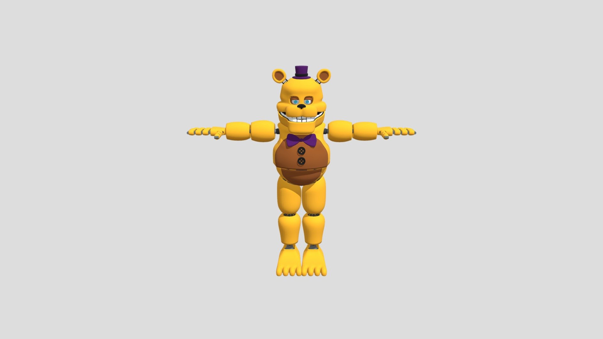 Fredbear UCN - Download Free 3D model by MrSpringMen (@MrSpringMen