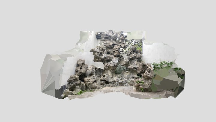 Taihu Stone Assembly 1 (Raw Scan) 3D Model