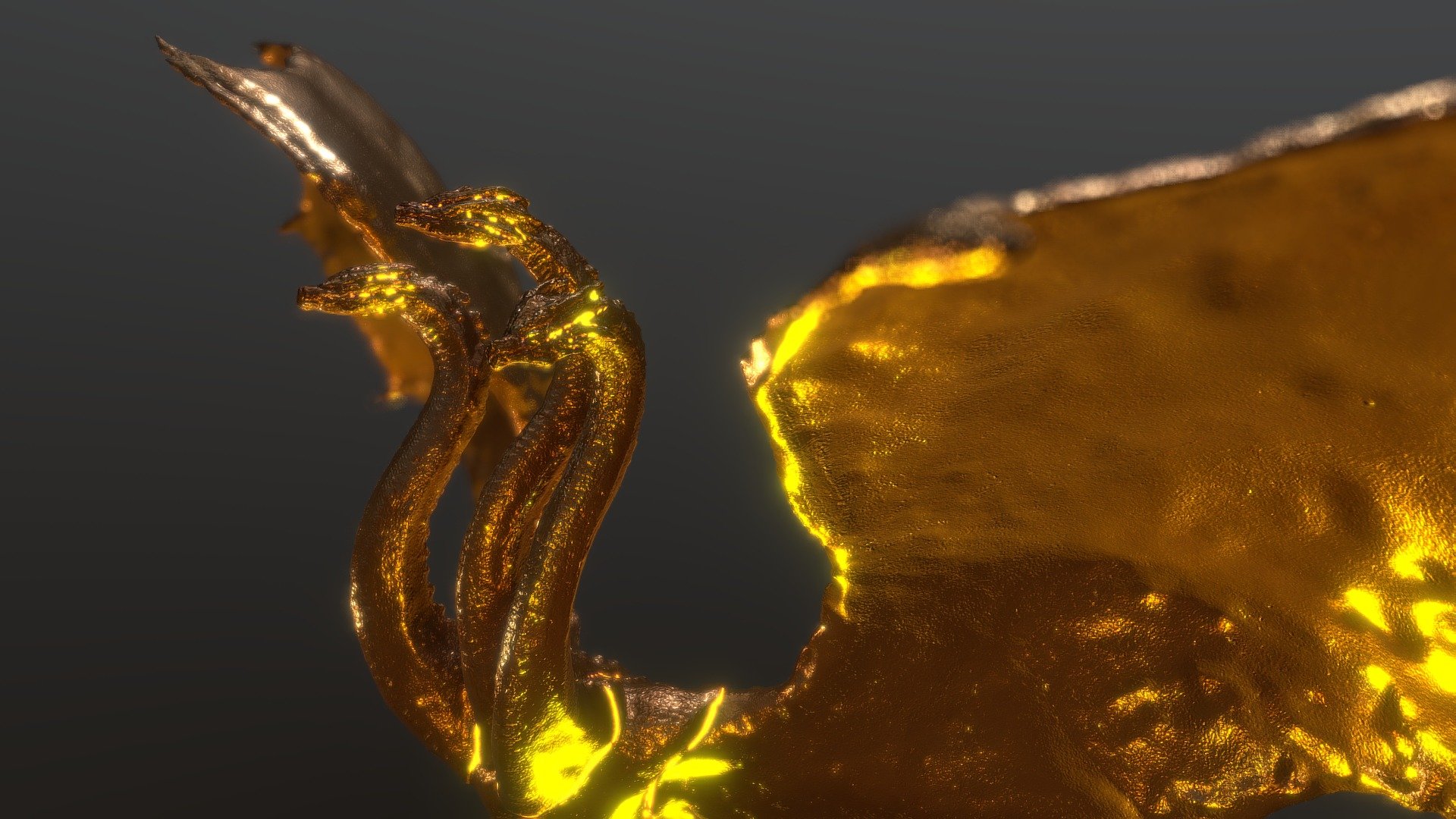 方舟智慧-王者基多拉/キングギドラ/King Ghidorah — Sketchfab embed 3D viewer