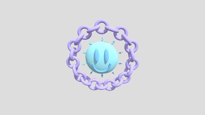 Happy Token 3D Model