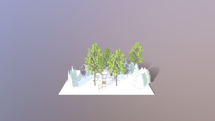 Treehouse 1 3d Assy Trees Fbx 3D Model