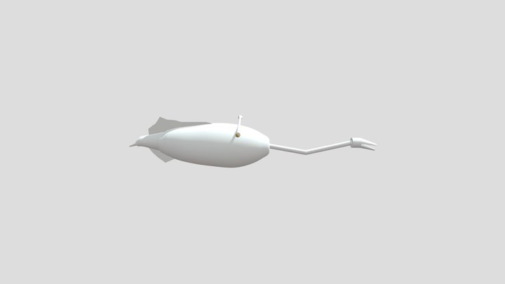 Tully Monster SCARY 3D Model