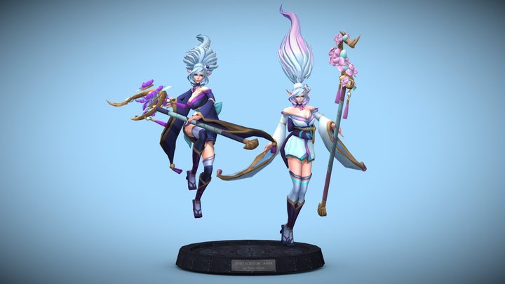 Winterblessed Ashe ❄️  League of Legends Custom Skin 