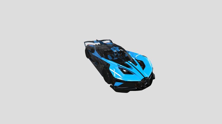 Bugatti Bolide 2020 3D Model