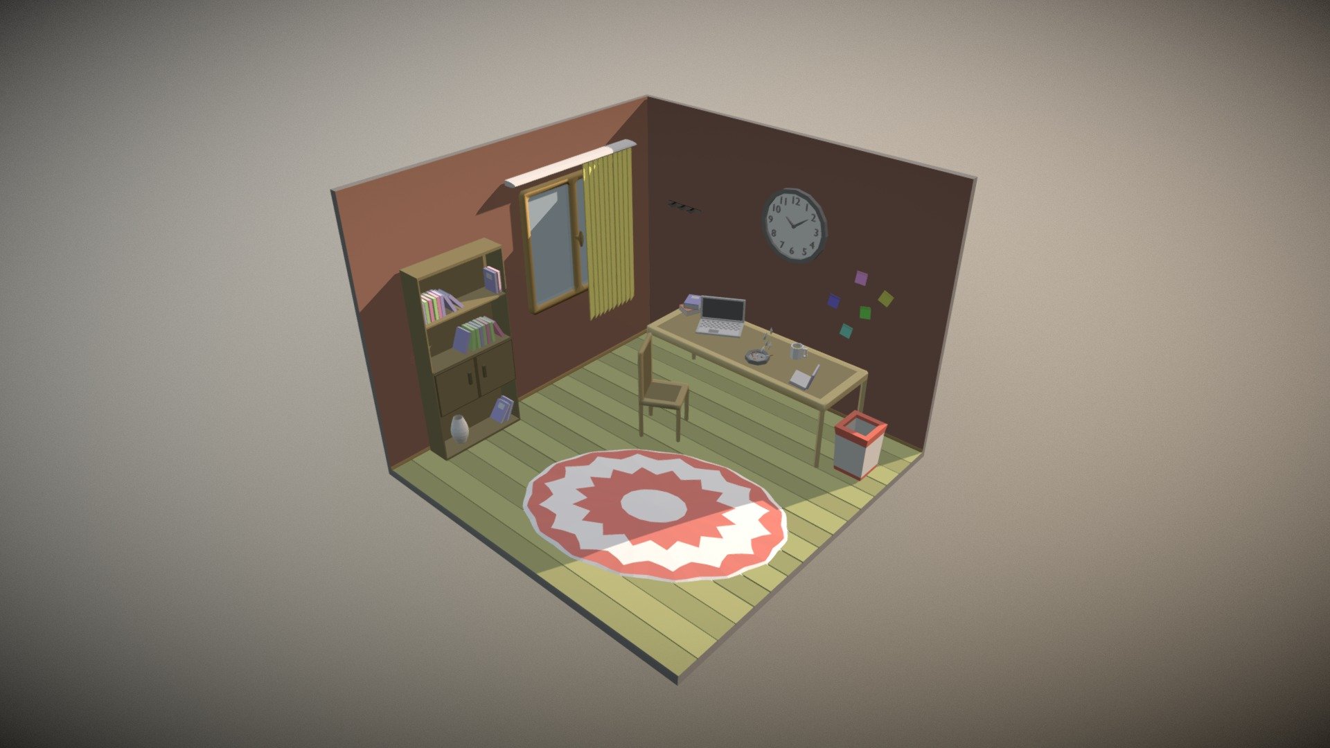 Room2 - 3D model by SimpleGuy [cf03a5e] - Sketchfab