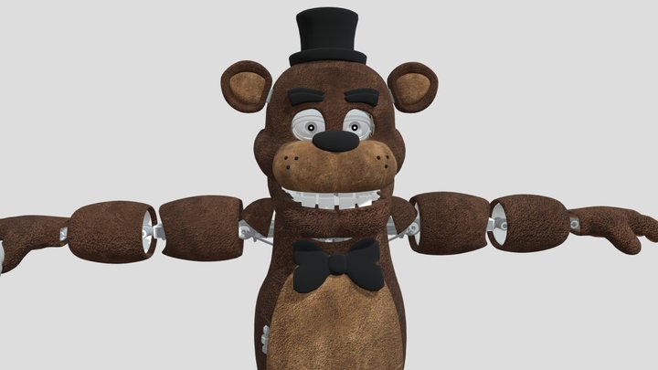Freddy Fazbear Remastered by Ubuntu 3D Model