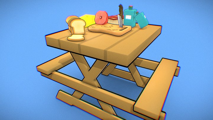 Summer Picnic 3D Model